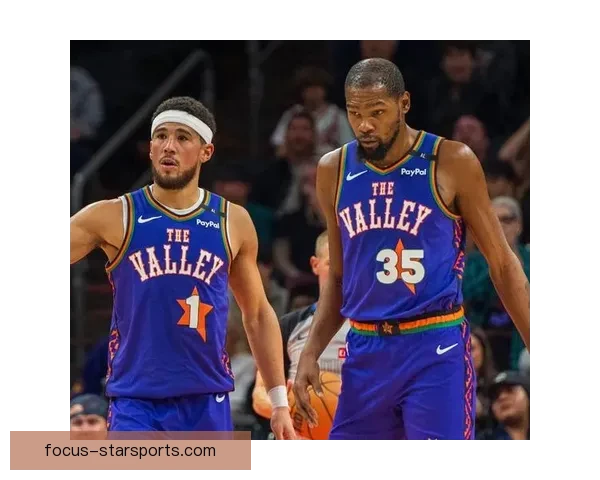 NBA太阳比分引爆西部格局大战杜兰特布克联手冲击季后赛关键胜利